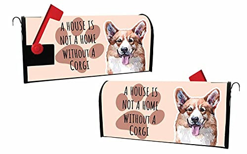 R and R Imports I Love My Corgi Magnetic Mailbox Cover