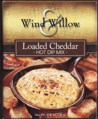 Wind and Willow Loaded Cheddar Hot Dip Mix - 0.9 Ounce -4 Pack-