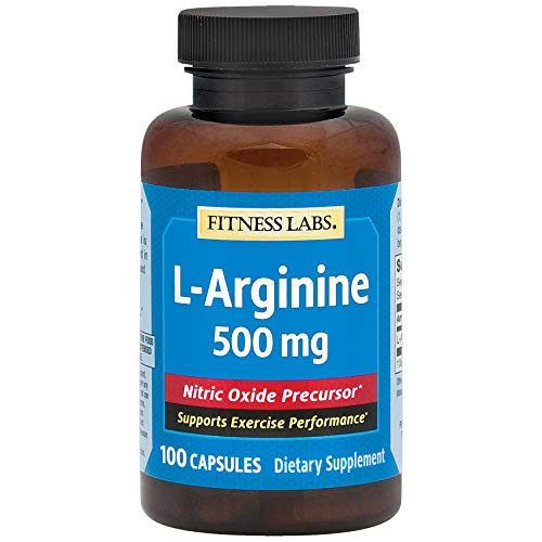 Fitness Labs L-Arginine 500 Mg 100 Capsules