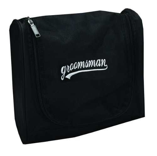 Hortense B. Hewitt Wedding Accessories Men's Black Travel Bag Groomsman