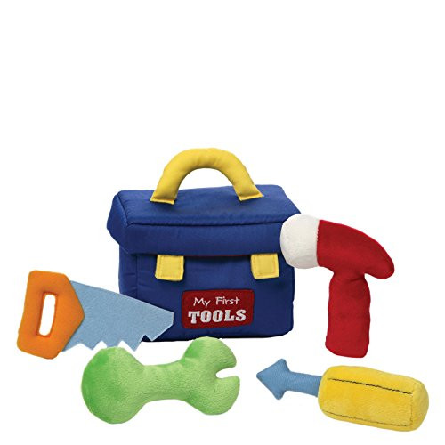 Baby GUND My First Toolbox Stuffed Plush Playset, 5 pieces