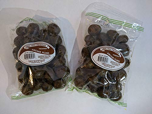 Louis -Amchar Plums 300 g -Pack of 2- Trinidad  and  Tobago Snack