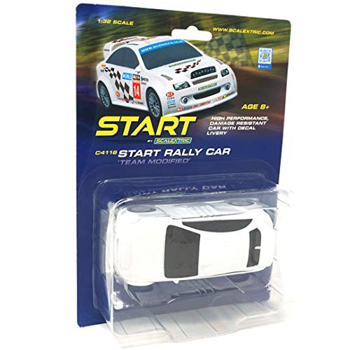 Scalextric Start Rally Style Car Team Modified 1-32 Slot Race Car C4116