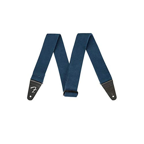 Fender WeighLess 2" Elastic Tweed Guitar Strap Lake Placid Blue