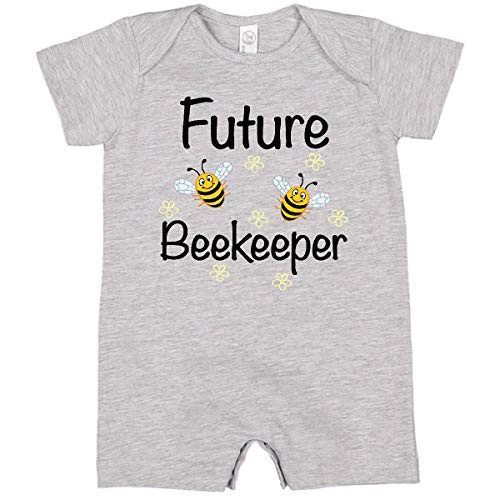 inktastic Future Beekeeper Honey Bee Infant Romper 12 Months Heather 34a33