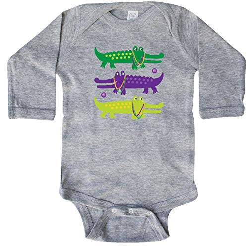 inktastic Mardi Gras Holiday Long Sleeve Creeper 18 Months Heather 393f5