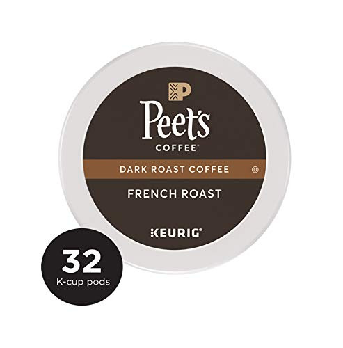 Peet's Coffee French Roast Dark Roast Coffee K-Cup Coffee Pods (32 Count)