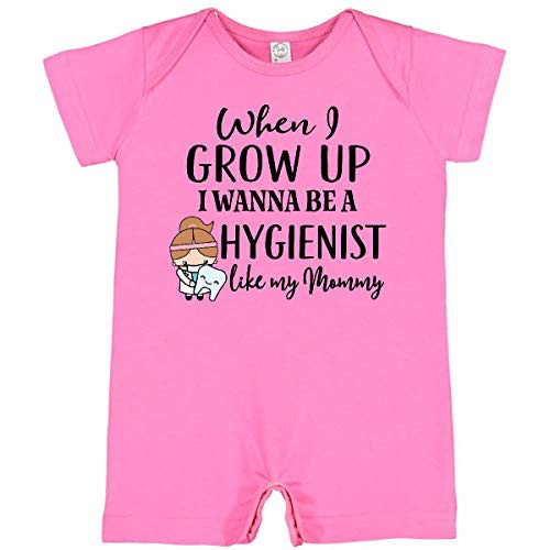 inktastic Future Dental Hygienist Like Infant Romper Newborn Raspberry 3b7d3
