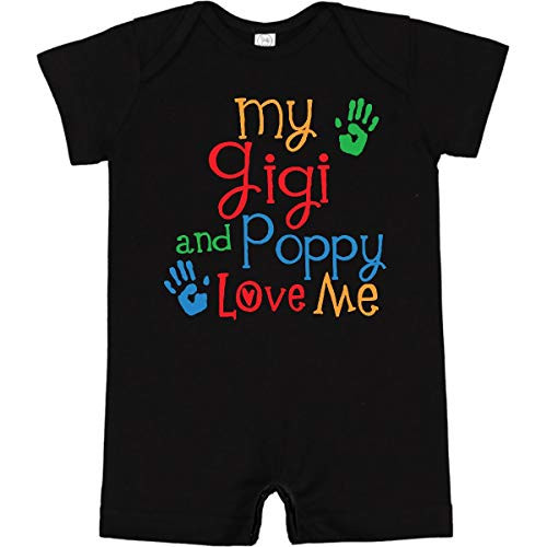 inktastic My Gigi and Poppy Love Me Infant Romper 24 Months Black 3ef44