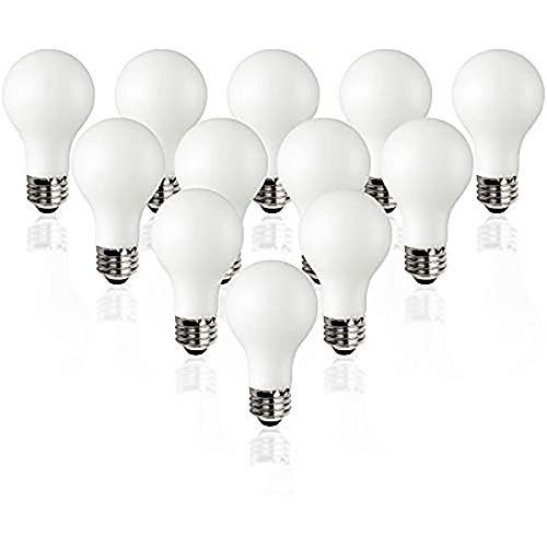 TCP Classic LED 60 Watt A19, 12 Pack, Dimmable Light Bulbs (Classic Soft White, 12 Pack)
