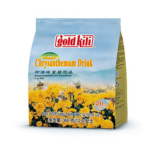 Gold Kili Instant Honey Chrysanthemum Drink 0.63oz-18g X20 Sachets - PACK OF 2