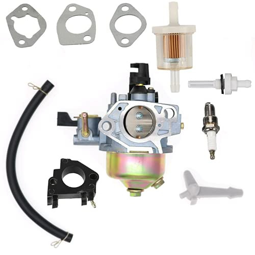 SAKITAM Carburetor carb for 66492 -LF182FD-E- Greyhound LIFAN 338CC-340CC 11HP Gasoline Engine with Gaskets Fuel Filter Spark Plug Kit