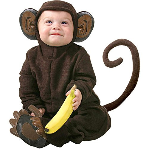 Cute Infant Baby Monkey Halloween Costume 12-18 Months
