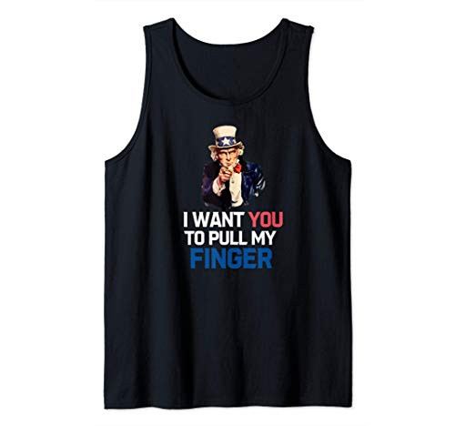 Uncle Sam I Want You To Pull My Finger Tank Top