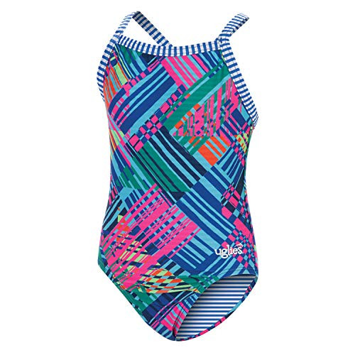Dolfin Uglies Girl's Color Clash One Piece Swimsuit 14