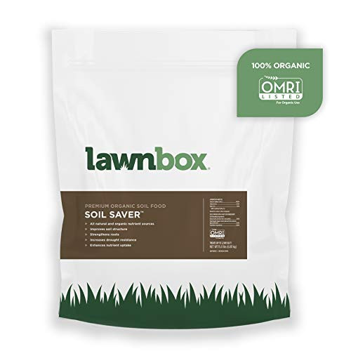 Lawnbox Soil Saver 100 percent Organic Gypsum and Humic Acid Soil Amendment 15 lb Bag Covers 2500 sq ft