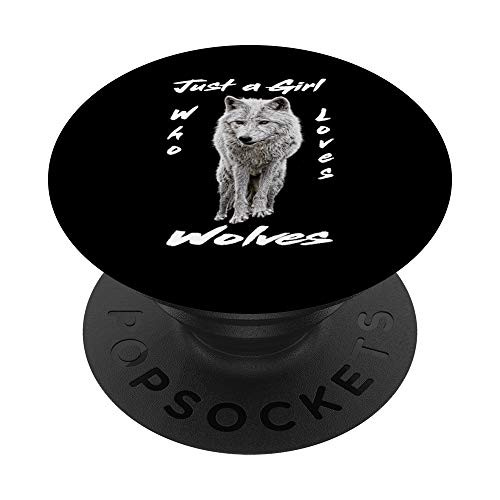 Just a Girl Who Loves Wolves Wolf PopSockets PopGrip- Swappable Grip for Phones and Tablets Just a Girl Who Loves Wolves Wolf PopSockets PopGrip- Swappable Grip for Phones and Tablets