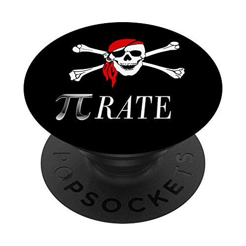 Pi Rate PopSockets PopGrip- Swappable Grip for Phones  and  Tablets