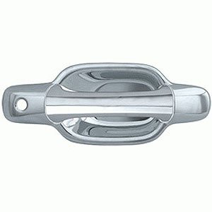 OC Parts Chevy Colorado Chrome Door Handle Covers W-O Passenger Side Keyhole- Fits 2004 2005 2006 2007 2008 2009 2010 2011 and 2012