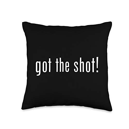 I'm Vaccinated Shirt Pro Vaccine Got The Shot Vaccinated Throw Pillow