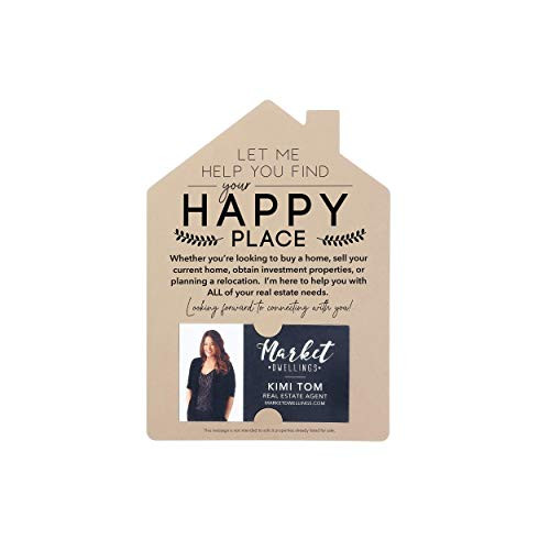 SET of Happy Place Real Estate Card-Mailer  Real Estate  Real Estate Marketing Card  Real Estate Mailer  M4-M001