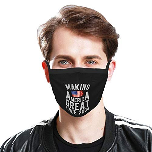 16th Birthday Gift for Boys Girls Funny 16 Year Ol Adult Cloth Face Mask Dust Masks Reusable Balaclava for Outdoor Black