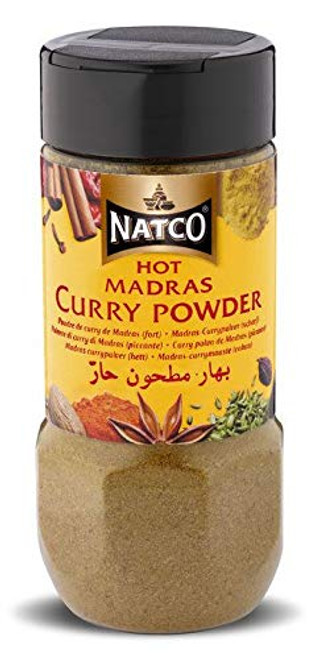 Natco Hot Madras Curry Powder - 100g - -pack of 3-