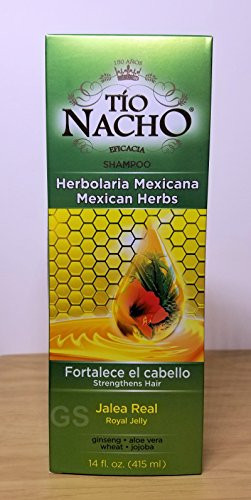 Tio Nacho Herbolaria Mexicana  Mexican Herbs Shampoo  14 fl Oz -Pack of 2-