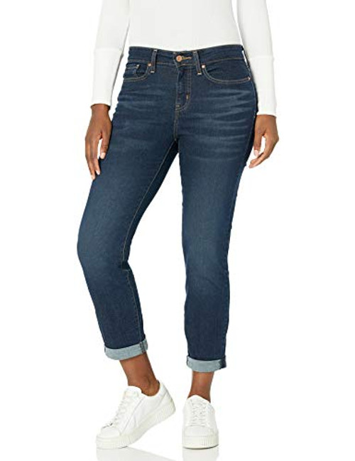 Signature by Levi Strauss  and  Co. Gold Label Women's Mid Rise Slim Boyfriend Jeans stormy sky Canada 2