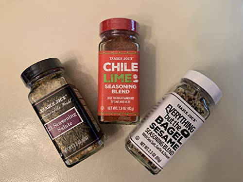 Trader Joe's Seasoning - 21 Salute Seasoning  Chile Lime and Everything but the bagel Seasoning
