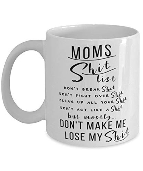 Mimi Gifts - Mom Thank You Shit List Mug Gifts For Mom Mother's Day Gifts From Son Daughter Kids Mom Gifts Birthday Christmas Funny Mug Coffee Mug 11oz 15oz Mimi Gifts - Mom Thank You Shit List Mug Gifts For Mom Mother's Day Gifts From Son Daughter Kids Mom Gifts Birthday Christmas Funny Mug Coffee Mug 11oz 15oz