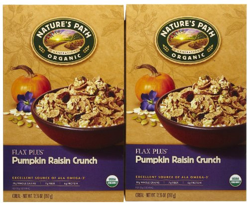 Nature's Path Flax Plus Pumpkin Raisin Crunch - 12.3 oz - 2 Pack