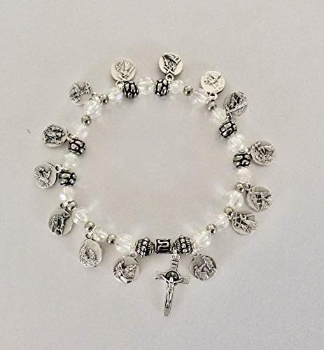 14 Stations of the Cross Italian Charm Bracelet