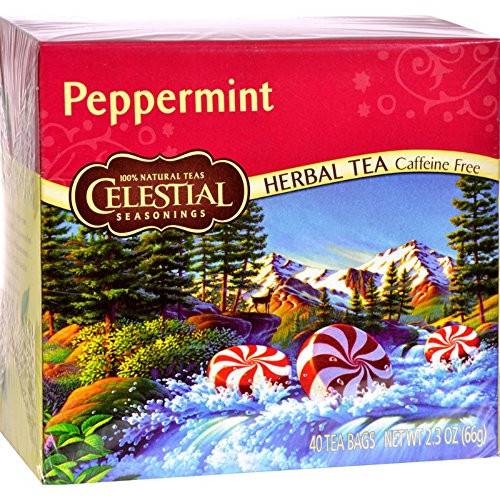 Celestial Seasonings Herbal Tea Peppermint 40 Count -Pack of 3- Celestial Seasonings Herbal Tea Peppermint 40 Count -Pack of 3-