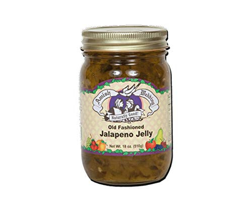 Amish Wedding Foods Old Fashioned Jalapeno Jelly 18 oz. -510g- Jars -2 Jars-