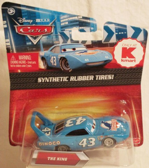 Disney - Pixar CARS Movie K-Mart Exclusive 1-55 Scale Die Cast Car with Synthetic Rubber Tires King Disney - Pixar CARS Movie K-Mart Exclusive 1-55 Scale Die Cast Car with Synthetic Rubber Tires King