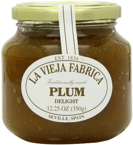 La Vieja Fabrica Jams, Plum Delight, 12.25 Ounce (Pack of 6)