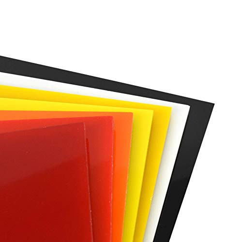 BuyPlastic 2447 White Translucent Colored Acrylic Plexiglass Sheet Choose Size and Thickness 1-8" x 18" x 24" Plastic Plexi Glass for Crafts Art and More