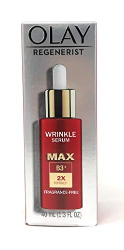 Olay Regenerist MAX Wrinkle Serum with Peptides Fragrance Free 1.3 oz