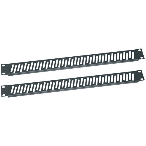 Middle Atlantic Rack Panel -Vented- - Flat Black - 1U - 19" -Pack of 2-