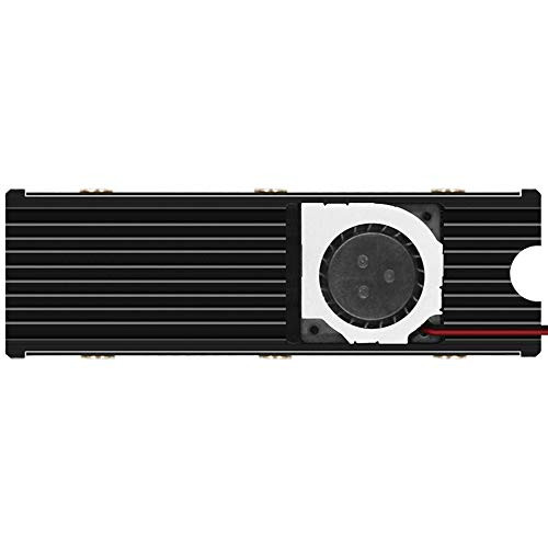 NVMe Heatsinks 2280 M.2 SSD Cooler with 20mm Mute Fan