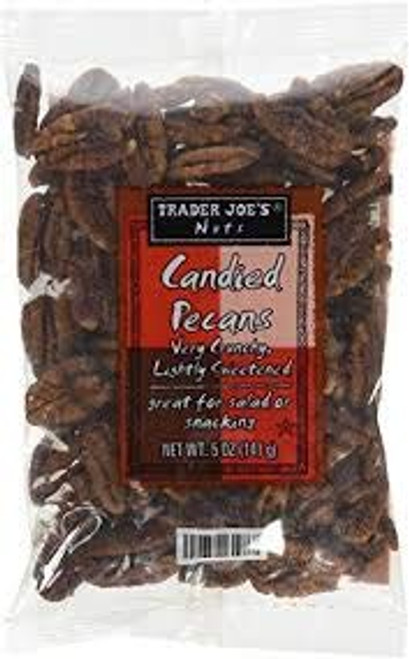Trader Joe's Candied Pecans 5 oz Bag -Pack of 3- Trader Joe's Candied Pecans 5 oz Bag -Pack of 3-