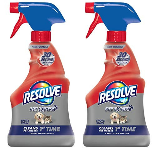 Resolve Pet Carpet Spot and Stain Remover Carpet Cleaner 16 oz -Pack of 2- Resolve Pet Carpet Spot and Stain Remover Carpet Cleaner 16 oz -Pack of 2-