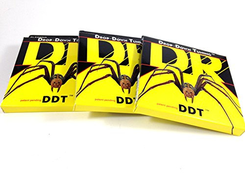 DR Guitar Strings 3 Pack Electric DDT Drop Down Tuning 12-60 Extra Extra Heavy
