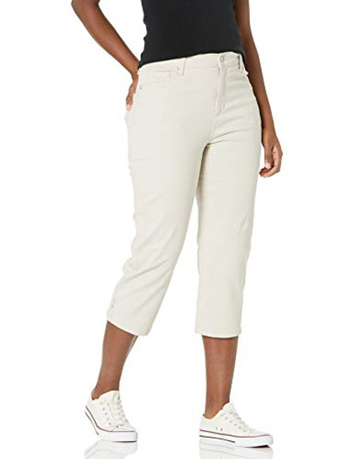 Gloria Vanderbilt Women's Amanda Capri Jean Stonewood 16 Petite Regular