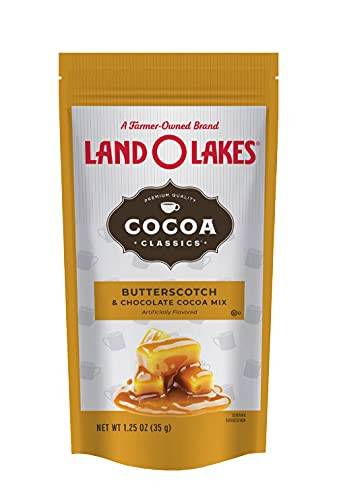 Land O Lakes Cocoa Classics Butterscotch  and  Chocolate Hot Cocoa Mix 1.25-Ounce Packets -Pack of 36-