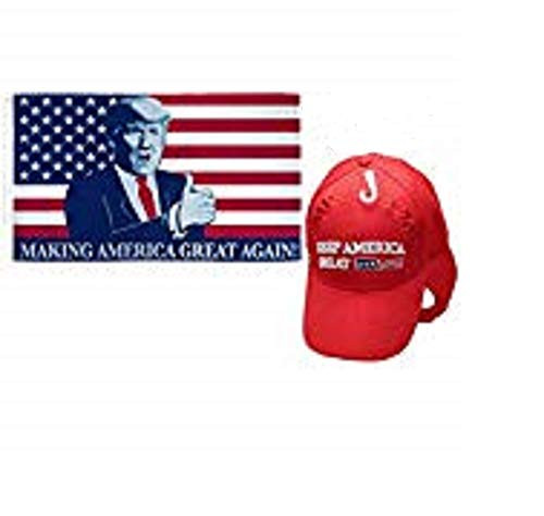 K's Novelties 3'x5' USA Trump Making America Great and Trump 2020 Keep America Great Red US Hat K's Novelties 3'x5' USA Trump Making America Great and Trump 2020 Keep America Great Red US Hat