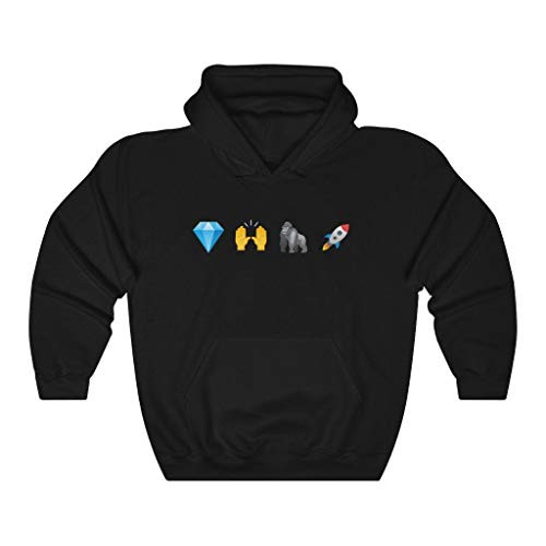 Diamond Hands Ape To The Moon Hoodie W.a.l.l.S.t.r.e.e.t.B.e.t.s Merch Gme Shirt Day Trader Sweatshirt Wsb Gifts W.a.l.l.S.t.r.e.e.t.B.e.t.s Apparel Hold T-Shirt Long Sleeve Sweatshirt Hoodie