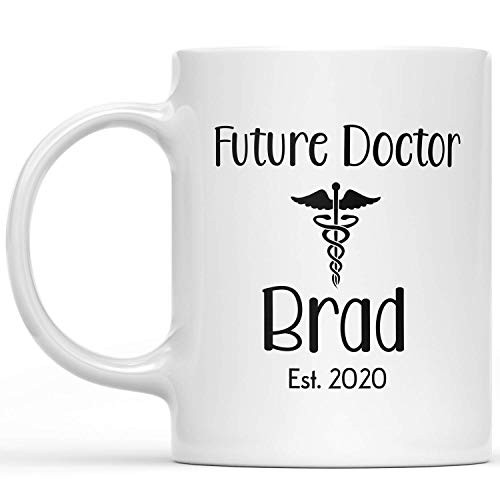 Personalized Future Doctor Mug Phd Humor Student Gift I'm Almost A Doctor To Be Medicine Medical Student Graduation Coffee Mugs Med School Gifts