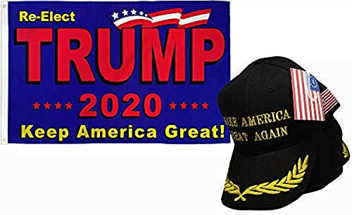 K's Novelties 3'x5' Re-Elect Trump 2020 Flag -FI- Make America Great Black Feather Egg Hat Set K's Novelties 3'x5' Re-Elect Trump 2020 Flag -FI- Make America Great Black Feather Egg Hat Set